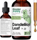 Köpekler için Sonsuz Puppy Dandelion Leaf Drops - Kidney Health Liquid Supplement for Large, Medium & Small Dogs - Kidney Cleanse Detox Drops w / Dandelion Leaves Tincture - 2 ozzz