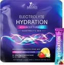 Electrolytes Hydration Packets - Keto Recovery Powder with Potassium, Magnesium, Sodium, Zinc & Vitamin C, Sugar-Free, Hydration Electrolyte Liquid Drink Mixes, Vegan, Strawberry Lemon (16 Pack)