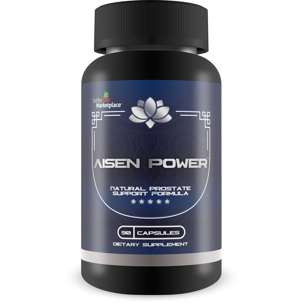 Aisen Power Supplement - Erkek Prostate Support Supplement - Aid Health Urinary Flow & Bladder Boşing - Azaltılma Inflammation Support - Prostate Dimension Support - Aisen Power Pills