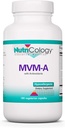Nutricology MVM-A Supplement - Πολυβιταμίνη για άνδρες και γυναίκες, με σίδηρο, ημερήσιες βιταμίνες, για ενήλικες, υψηλή δραστικότητα, βιοδιαθέσιμη, χορτοφαγικές κάψουλες - 180 Count