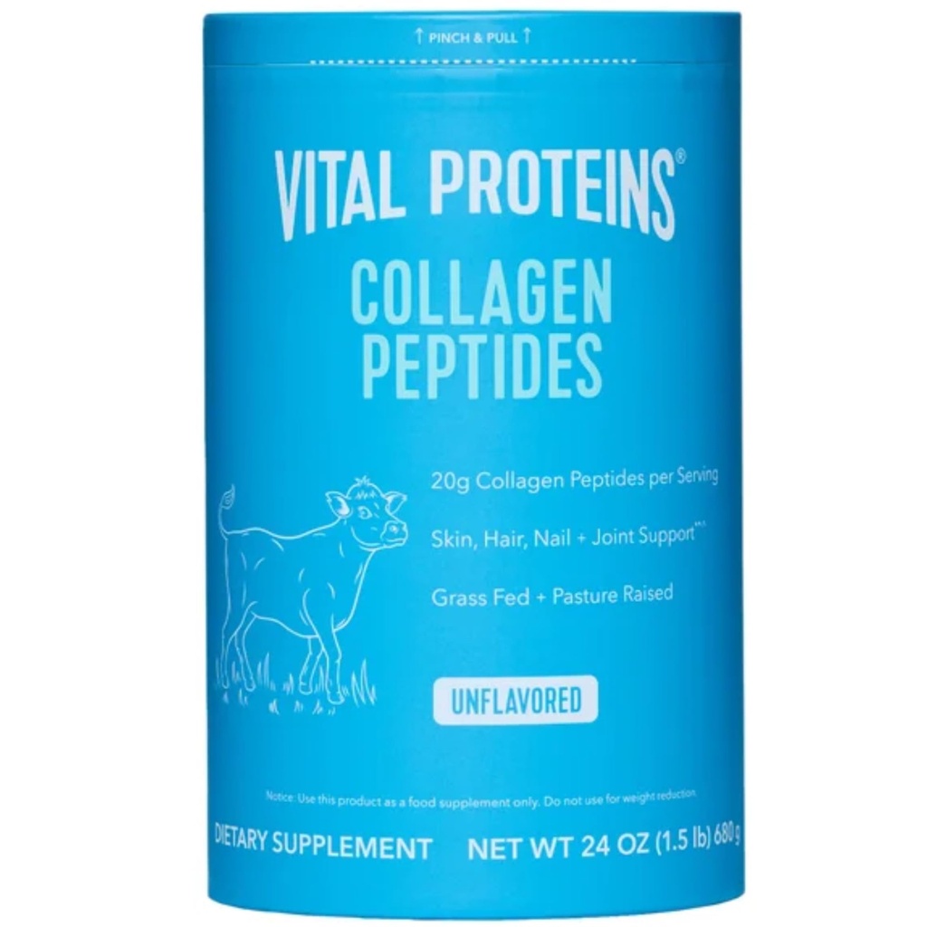 Vital Proteins Natural Whole Nutrition Collagen, - Pasture Yükseltilmiş, Çim Fed, Paleo Dostu, Gluten Free, Single Materials - 24 Ounce Free, Single Materials - 24 Ounce