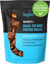 LEGION Whey+ Protein Whey Isolate from Grass Fed İneks - Whey Protein Isolate Toz Low Calorie, Non-GMO, Sugar Free, Lactose and Gluten Free, All Natural Protein Toz for Men & Women (30 hizmet)