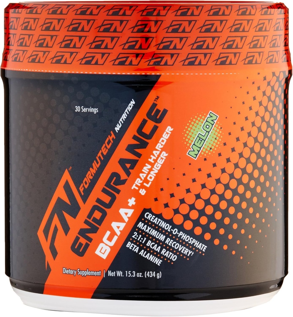 Αντοχή BCAA Plus, Σχεδιασμένο για την εκπαίδευση σκληρότερα και μακρύτερα με Beta Alanine, Melon, 434 Gram