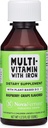 NovaFerrum Delish | Vegan Multivitamin with Iron for Infants, Toddler & Kids | Immune Support | Organik Plant-Based D-3 | Gluten Free | Vegan  Valid | Sugar Free | 1.69 Fl Oz (50 mL)