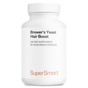 SuperSmart - Brewer's Yeast Hair Boost (Advanced Formula) - με Saccharomyces Cerevisiae, Ψευδάργυρος, Βιοτίνη - Συμπλήρωμα μαλλιών 