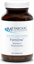Metabolic Bakım FemOne - Women's Multivitamin with Bio available Iron, Active Folate, B12, Antioksis, Vitamin D + Biotin, Reproductive + Immune Health (90 Capsules)
