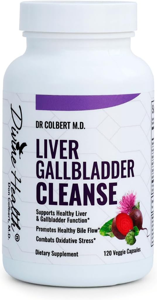 İlahi Sağlık Liver & Gallbladder Cleanse | N-Acetyl-L-Cysteine | Alfa Lipoic Asit | Süt Butle | Organik Arıt Kök | Selenium | 120 Capsules