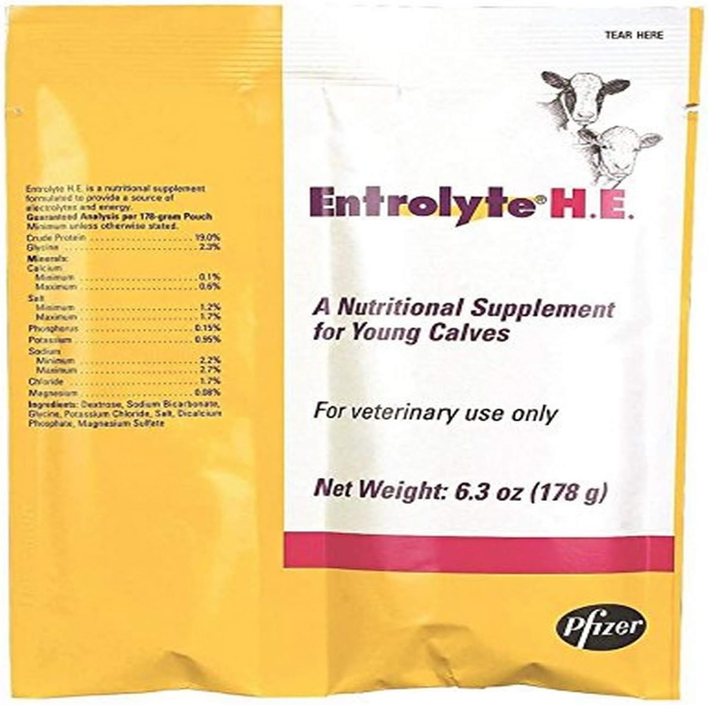 8152 Elyte H.E. Packets for Young Calves, 178g