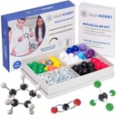 Μαθήματα σε Chemistry Model Kit - Old Nobby 240 Pc Μοριακή σετ Οργανική Χημεία για τους μαθητές - Πλήρης Μοριακό σετ Μοντέλο για STEM, Οπτικοακουστικά Ατόμα, Δεσμοί και Δομές
