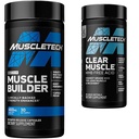 MountainTech Muscle Builder with Peak ATP and Clear Muscle with HMB, Muscle Building Supplements for Men & Women, 30 + 42 Count
