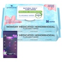 Flushable Hemorrhoid Wipes | Medicated Witch Hazel Wipes Ph Balanced | 112 Kontrance Free Adult Hemorrhoid Treatment Witch Hazels Wipe for Butt Itch Relief Soothing