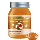 Seamoss Raw Gel İrlanda Denizi Moss,Sea Moss Supplement-Immune Support-18.5OZ Sea Moss Advanced (Apple Cinnamon)