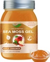 Seamoss Raw Gel με Ιρλανδικό Θαλάσσιο Μος, Sea Moss συμπλήρωμα-Immune Υποστήριξη-18.5OZ Sea Moss Advanced (Apple Cinnamon)