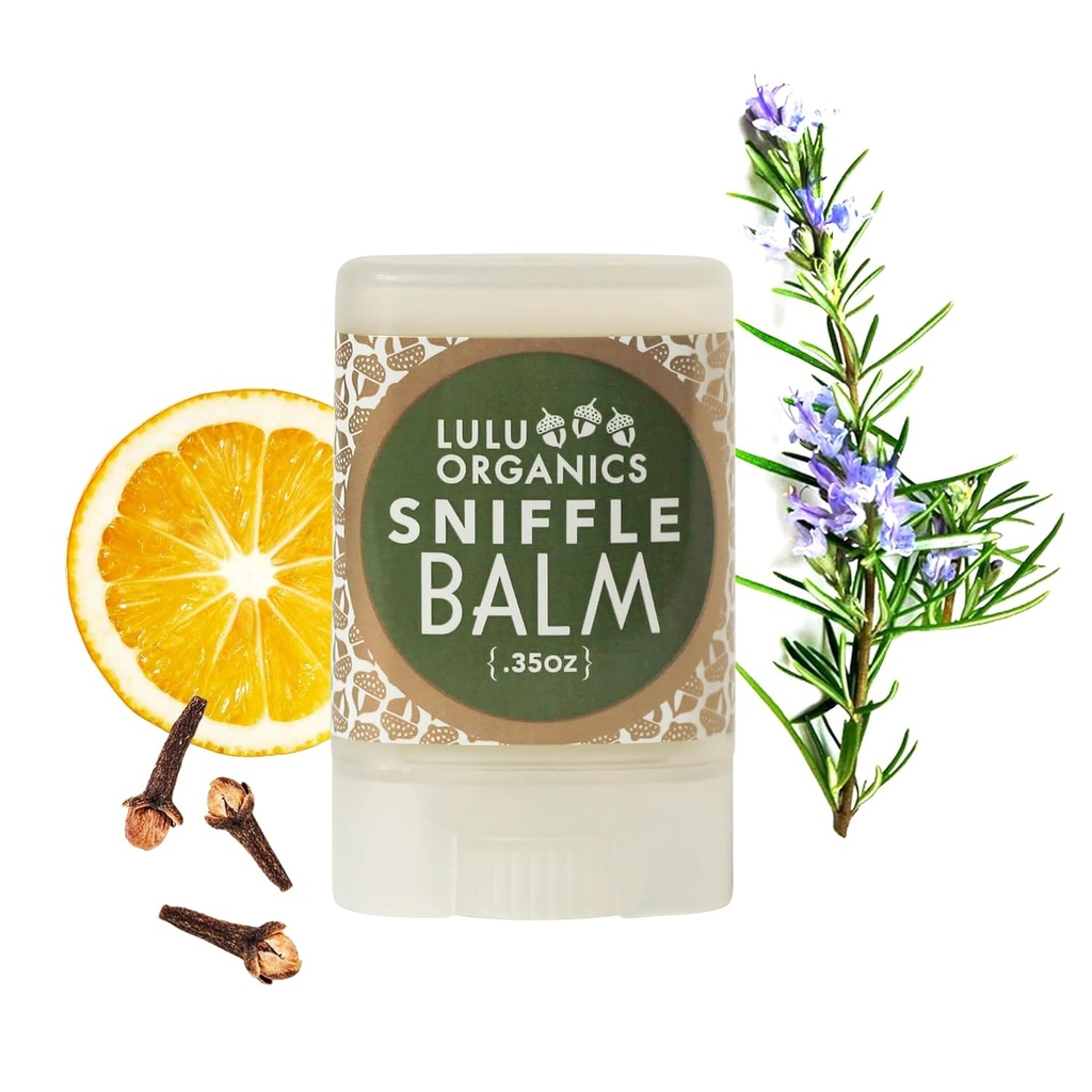 Sniffle Balm Stick με λάδι αντίστασης, αιθέρια έλαια ανάμειξης για τη συμφόρηση, βήχας & φροντίδα του δέρματος, Sniffle Stopper, στέρνο τρίψιμο για τη συμπύκνωση και τη μύτη Balm - (Λαδί Sleeps Oz 0,35)
