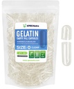 XPRS Nutra Μέγεθος 0 Κενές κάψουλες - 500 Clear Count Empty Gelatin Κάψουλες - Χάπια για DIY Καψάκιο Γέμισμα - Γέμισμα Pure Bovine Pill Gel Caps για DIY Συμπληρώματα