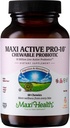Maxi Health Active Pro-10 Παιδιά Probiotic Μασώμενα – 15 Strains for Digestive & Immune Health –10 Δισεκατομμυριοστό προβιοτικό Μπλε- Γαλακτο-ελεύθερο, Kosher – Υποστηρίζει την υγεία των ούλων, χορτοφάγους – 60 ct (Self Stable)