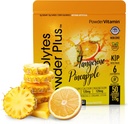 TozVitamin Electrolytes Toz Plus (50 Hizmet) Tangerine Pineapple Electrolyte Toz 0 Calorie Keto, 0 Sugar, No Maltodextrin,1000 mg Pyum,120 mgba,120 mg Magnezyum, Hydration Toz,120mg Magnezyum,