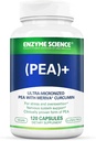 Enzyme Science Pea + Turmeric Curcumin Supplement for Physiological Support Nervous, Immune, & Muscular Systems - 120 Capsules