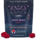 SUNMED Kava Gummies for Stress Relief & Deep Calm – 100mg Kavalactones per Serving – Vegan, Pacific Island Root Extract 