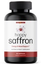 Ultra6 Beslenme Mutlu Saffron Supplements - Eye Health Support için 100 Saf Saffron Ekstraksiyonu Tamamlıyor - Kadınlar ve Erkekler için Mood Geliştirilmiş