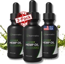Premium Hemp Oil | Omega 3 6 9 Fatty Asits, Essential Amino Asits & Antioksis | Hemp Seeds | Vegan Gluten Free Kosher Non GMO (1 Fl Oz - Pack of 3)