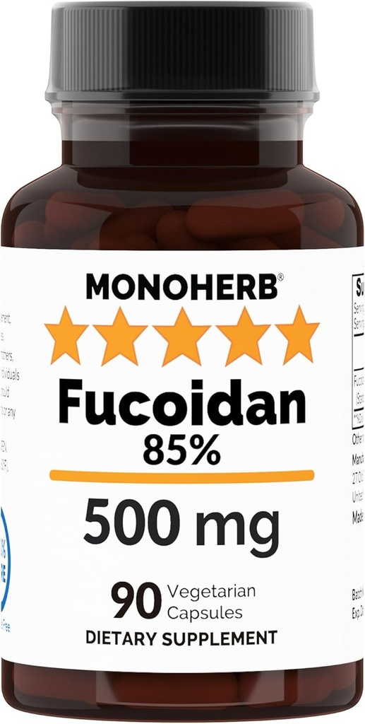 MONOHERB Fucoidan% 85 500 mg - 90 Capsules