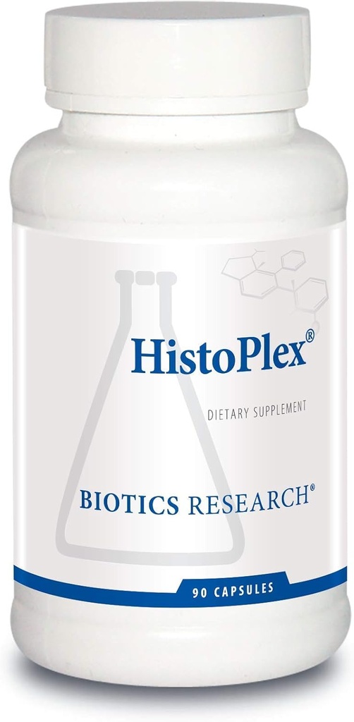 Biotics Research HistoPlex Φυσική Αντιισταμινική, Ιδιοκτητική Μείξη Βότανων, εκχύλισμα φύλλων ελιάς, Υποστήριξη Αλλεργίας, Ανοσοποιητικό Αναμνηστικό 90 Κάψουλες