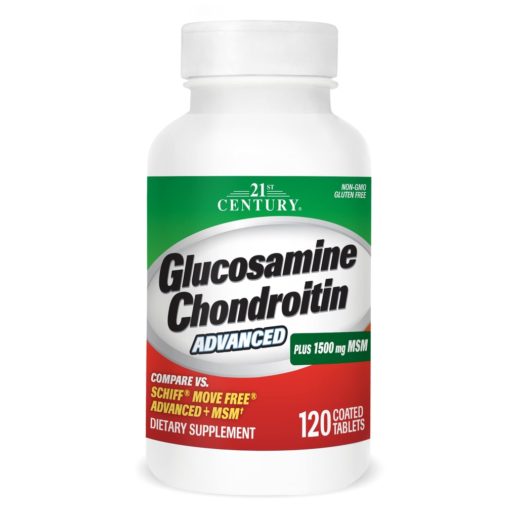 21. Yüzyıl Sağlık Glucosamine Chondroitin Advanced 120 Tabs (27291)