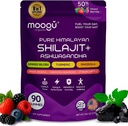 18,000 mg Pure Himalaya Shilajit (90 Gummies) Ashwagandha, %75 Fulvic Acid & 85+ Trace Minerals I Men, Women I Panax BTC, Rhodiola, Turmeric, Gingko Biloba, Cordyceps, Sting Nettle.