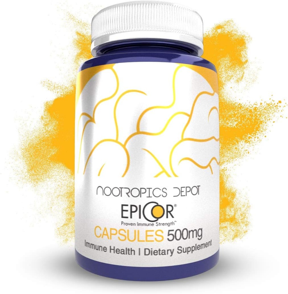 Nootropics Depot EpiCor Capsules | 500 mg | 60 Kont