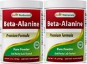 Best Naturals Beta Alanine Pure Powder 1 λίρα (1 LB (πακέτο του 2))