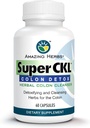 Amazing Herbs Super CKL Colon Detox - Όλα φυσικά, Herbal Colon Cleanser, Βελτιώνει Digetion & Aids στην απομάκρυνση των αποβλήτων - 60 Count