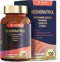 Resveratrol Ekstra Kuvveti Berberine Quercetin Yeşil Çay Üretme Grape Tohumu Polyol Antioksi Supplement Antioksi ve Kalp Sağlığı Desteği 120 Capsules