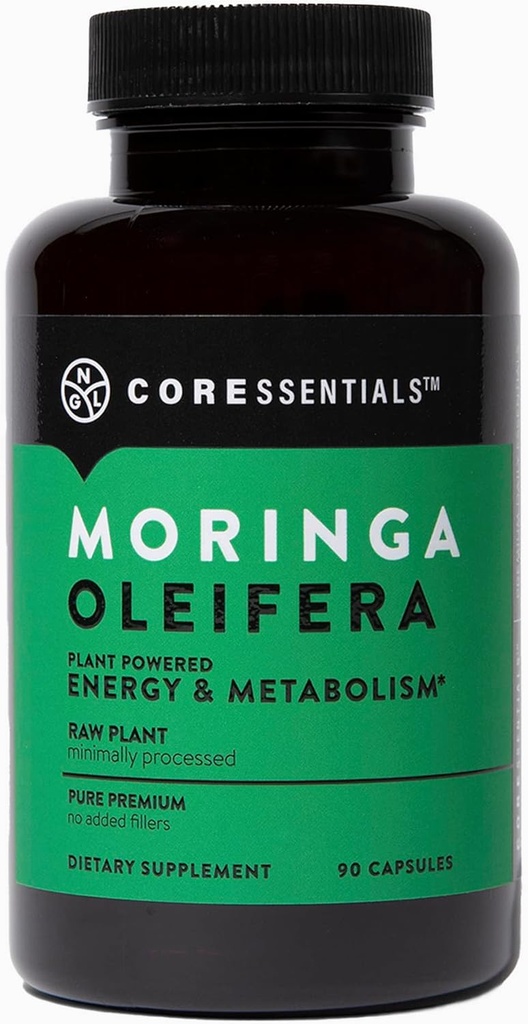 NGL Moringa Capsules 1300 mg by Nutrition Greenlife | Pure Raw Moringa Oleifera Superfood Diyeter Supplement | 90 Capsules