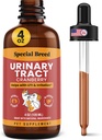 Cats ve Köpekler için özel Breed Urinary T Enfeksiyon Tedavisi - Cranberry UTI Supplement, Kidney ve Bladder Desteği, 4 oz