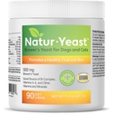 Green Pets Organics Natur-Yeast Brewer's Yeast for Dogs and Cats - Supports Immune System & Digestion, Discovers Health Skin & A Glossy Coat, 90 Soft Chews