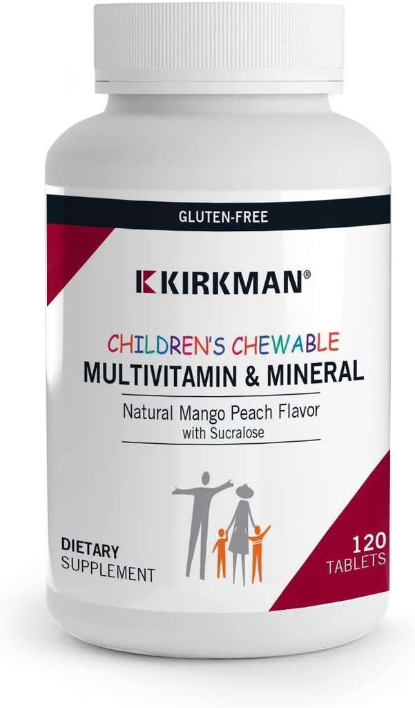 Kirkman Children's Chewable Multivitamin & Mineral Wafers -120 Tablet