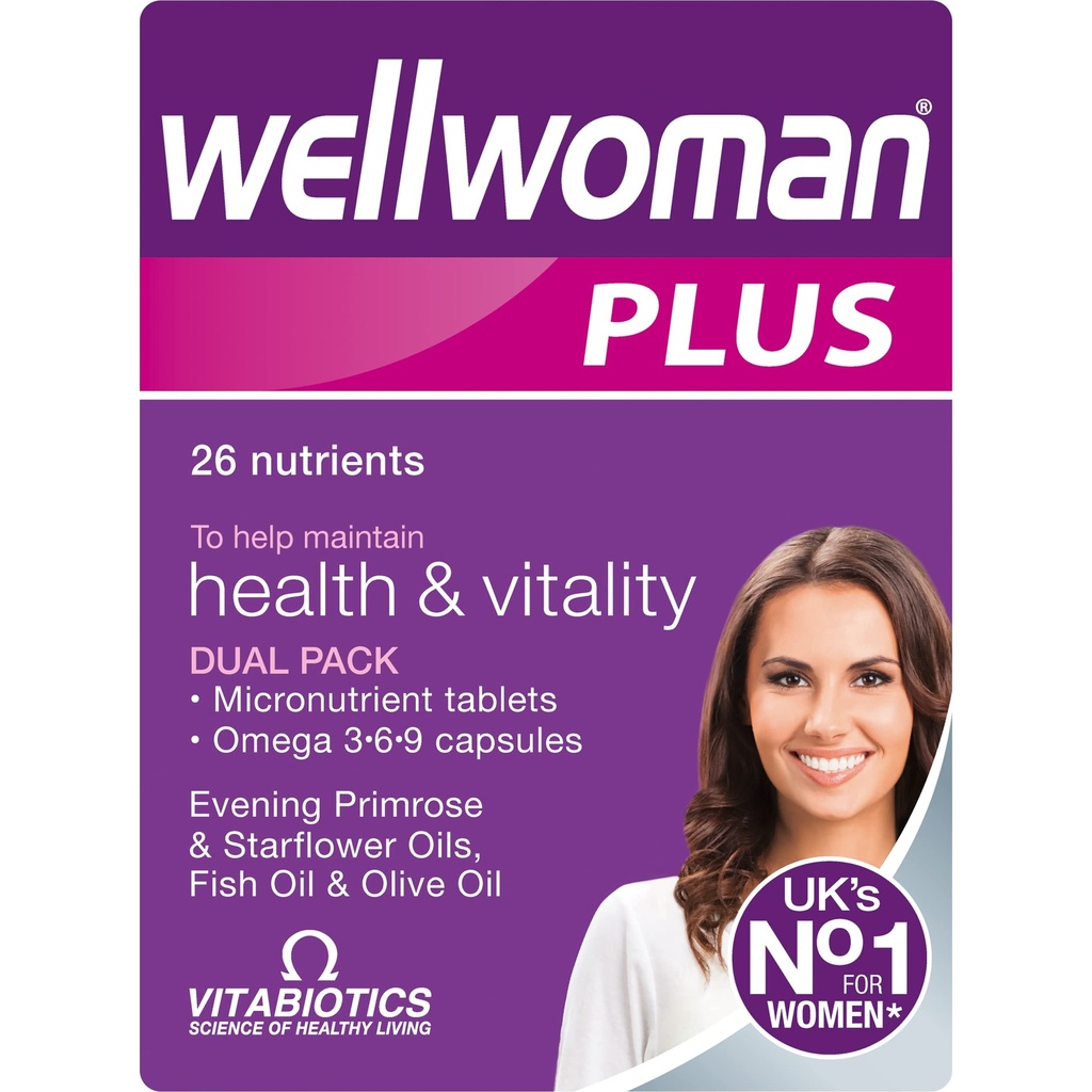 Vitabiyotiks Wellwoman Plus Tabletleri 56 Capsules