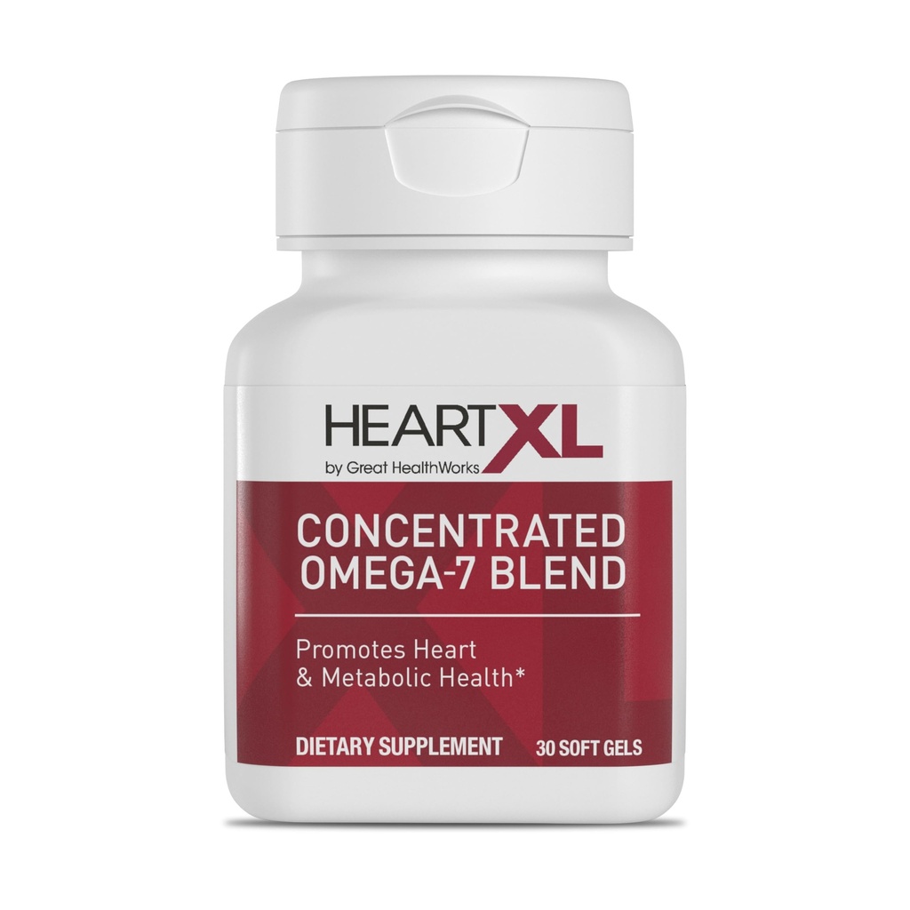 KalpXL Yüksek Potency Omega-7 Mix Cardiovascular Health Support - Sağlıklı Metabolism - Gluten-Free Heart Health Supplement - 30 Soft Gels