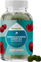 Χαλαρωτικό Ashwagandha Gummies για άνδρες και γυναίκες - 750mg Ισοδύναμο από 30:1 εκχύλισμα ρίζας με ψευδάργυρο και βιταμίνη D - Νόστιμο Adaptogen Stress Gummies για ενήλικες για την ενέργεια & Mood Υποστήριξη (90 Υπηρεσίες)