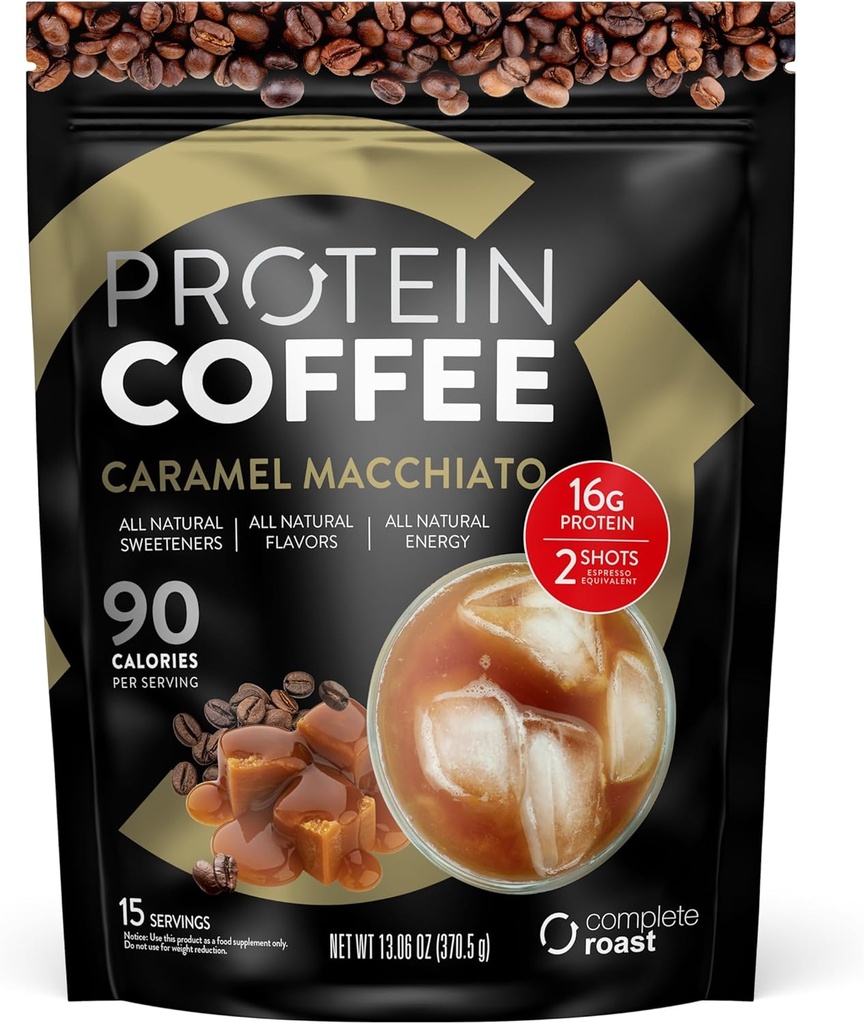 Πλήρης πρωτεΐνη καφέ Caramel Macchiato