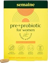Semaine Super Powered Prebiotic + Probiotic για τις γυναίκες, αποτελεσματική 3-σε-1 Multi-Action Formula to Nourish Gut Health, Soothe IBS, Υποστήριξη Bloat Relief & Immunity Boost, Κλινική-Μελέτη (20 ct)