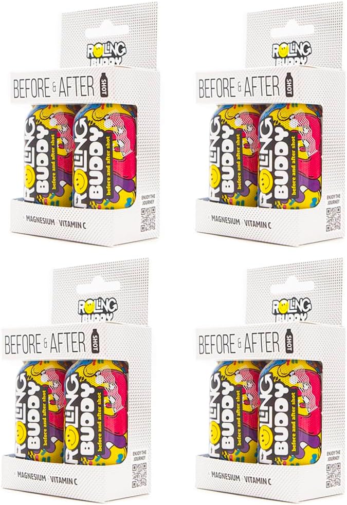 Pre ve Post Rave Recovery Shot - Rave Safely, No 5HTP, Jaw Clench Relief, Essential Vitamins for Brain & Body Protection before and After Rave Antioksi Shot 2Pack (4)