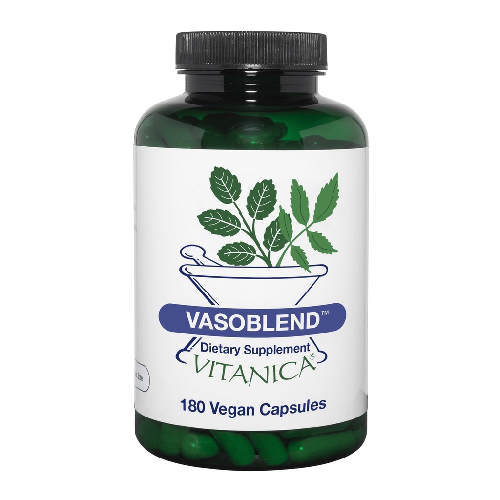 Vitanica VasoBlend, Καρδιαγγειακή Υποστήριξη, Vegan/Vegetarian, 180 Κάψουλες