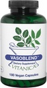 Vitanica VasoBlend, Cardiovascular Destek, Vegan/Vegetarian, 180 Capsules