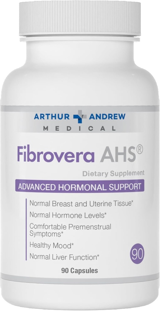 Arthur Andrew Medical, Fibrovera, Women's Enzyme and Botanical Mix for Hormon Balance, 90 Capsules