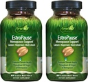 Irwin Naturals EstroPause Εμμηνόπαυση & Υποστήριξη για την Υγεία των Γυναικών – 80 Liquid Soft-Gels – Gentle Hormonal Balance Formula - 2 Pack