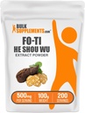 BulkSupplements.com Fo-Ti Extract Powder - Fo-Ti Root Powder, He Shou Wu, Herbal Supplement - Χωρίς γλουτένη, 500mg ανά Σερβίρισμα, 100g (3.5 oz) (Pack of 1)