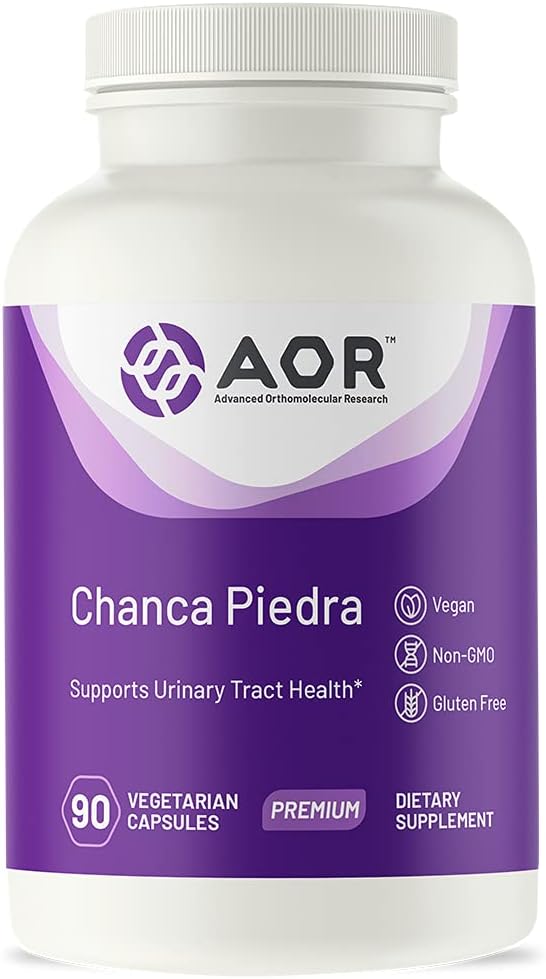 AOR, Chanca Piedra, Herbal Supplement for Kidney, Liver and Gallbladder Health, 500 mg, Vegan, 90 Capsules (90 Hizmet)