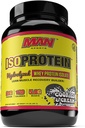 MAN Sports New Flavor ISO-Protein Hydrolyzed 100% Pure Whey Protein Isolate Toz, Kurabiyeler ve Krem, 1.42 Pounds (20 Days Supply)